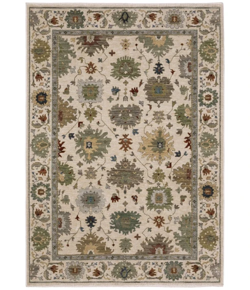 Oriental Weavers ELIANA Ivory ELI10 6ft. 7in. X 9ft. 6in. Rect. Rug