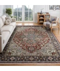 Oriental Weavers ELIANA Red ELI11 3ft. 3in. X 5ft. Rect. Rug