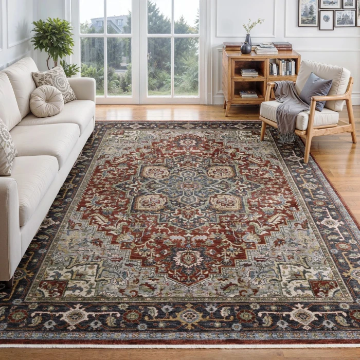 Oriental Weavers ELIANA Red ELI11 2ft. 3in. X 7ft. 6in. Rect. Rug