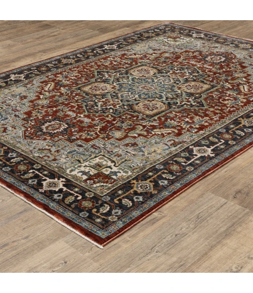 Oriental Weavers ELIANA Red ELI11 3ft. 3in. X 5ft. Rect. Rug