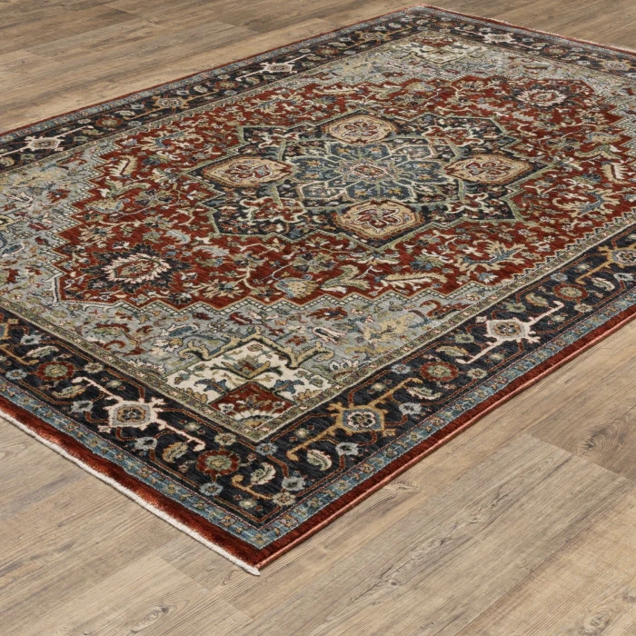 Oriental Weavers ELIANA Red ELI11 2ft. 3in. X 7ft. 6in. Rect. Rug