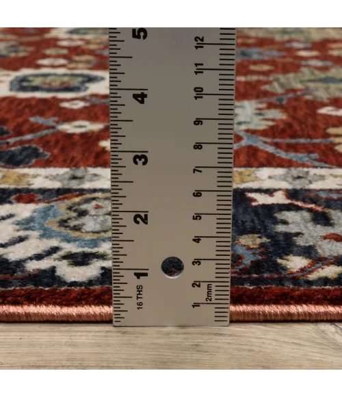 Oriental Weavers ELIANA Red ELI12 6ft. 7in. X 9ft. 6in. Rect. Rug