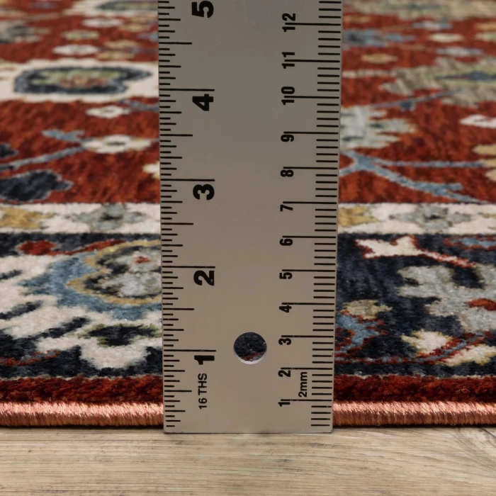 Oriental Weavers ELIANA Red ELI12 2ft. 3in. X 7ft. 6in. Rect. Rug