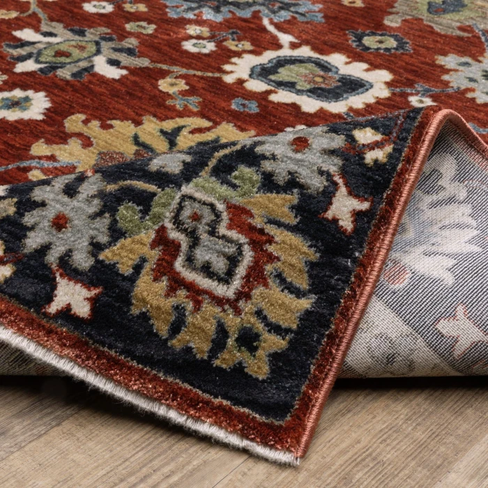 Oriental Weavers ELIANA Red ELI12 2ft. 3in. X 7ft. 6in. Rect. Rug