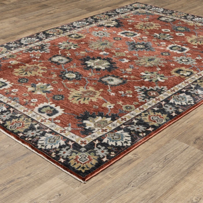 Oriental Weavers ELIANA Red ELI12 2ft. 3in. X 7ft. 6in. Rect. Rug
