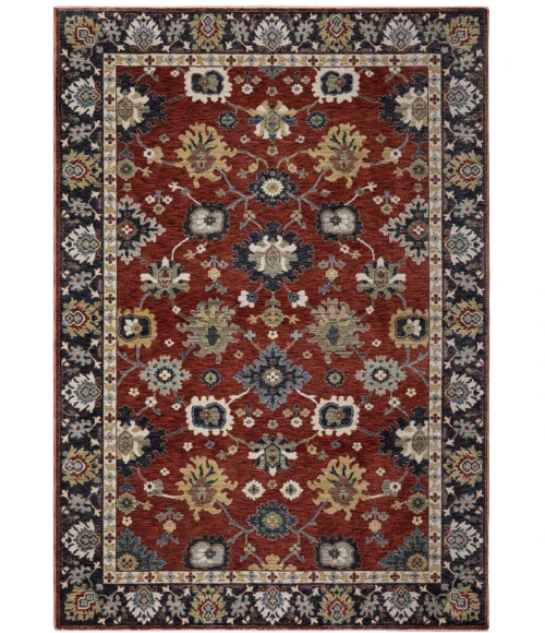 Oriental Weavers ELIANA Red ELI12 6ft. 7in. X 9ft. 6in. Rect. Rug