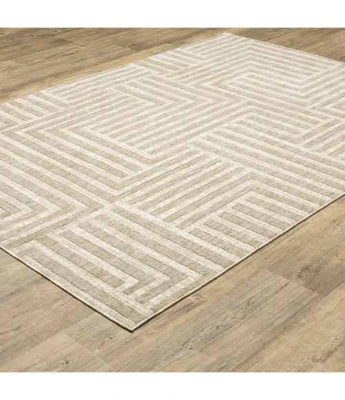 Oriental Weavers HUNTER Beige HNT03 5ft. 3in. X 7ft. 6in. Rect. Rug
