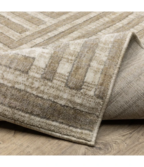 Oriental Weavers HUNTER Beige HNT03 5ft. 3in. X 7ft. 6in. Rect. Rug