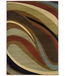 Oriental Weavers Hudson 2666F Brown/ Brown Area Rug 5 ft. 3 in. X 7 ft. 6 in. Rectangle