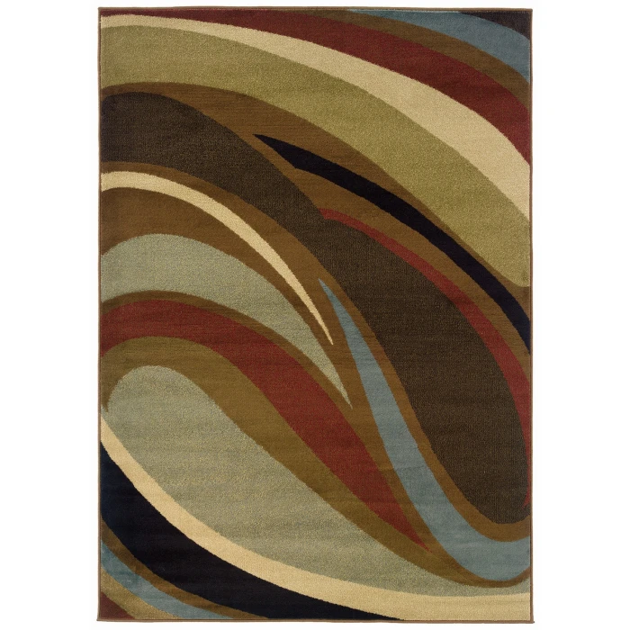 Oriental Weavers Area Rug Hudson 2666F Brown 3'10" X  5' 5"