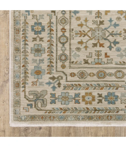 Oriental Weavers MAEVE Ivory MAE01 7ft.10in. X 10ft.10in. Rect. Rug