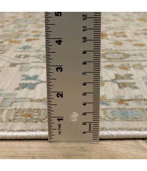 Oriental Weavers MAEVE Ivory MAE01 7ft.10in. X 10ft.10in. Rect. Rug