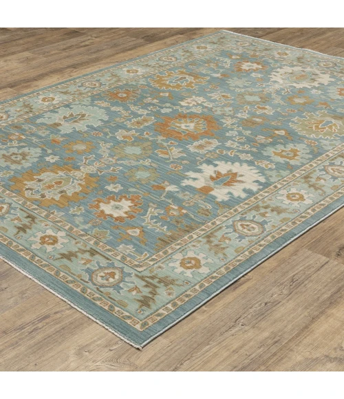 Oriental Weavers MAEVE Blue MAE02 3ft. 3in. X 5ft. Rect. Rug