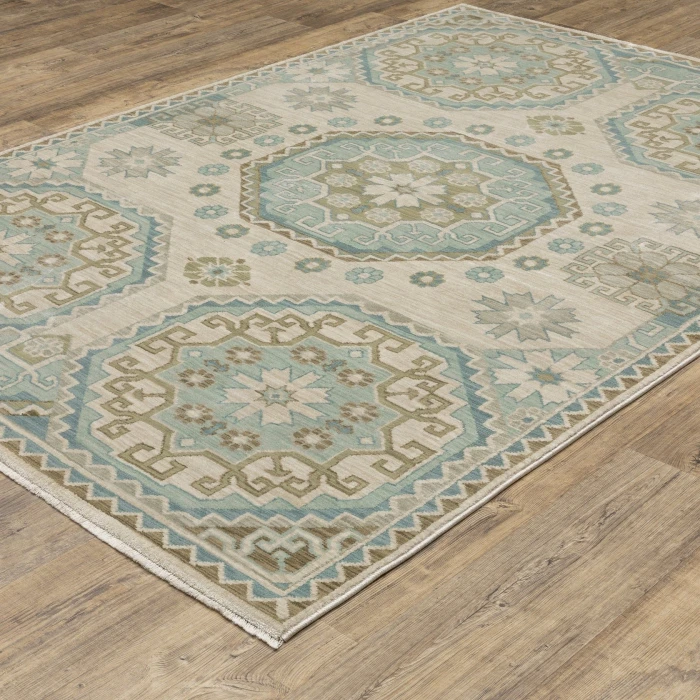 Oriental Weavers MAEVE Beige MAE03 6ft. 7in. X 9ft. 6in. Rect. Rug
