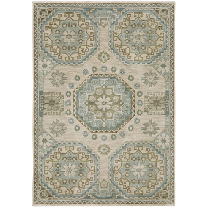 Oriental Weavers MAEVE Beige MAE03 6ft. 7in. X 9ft. 6in. Rect. Rug