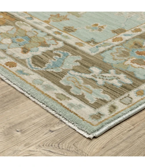 Oriental Weavers MAEVE Blue MAE06 7ft.10in. X 10ft.10in. Rect. Rug