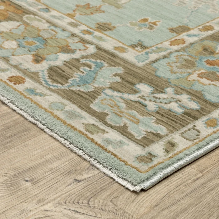 Oriental Weavers MAEVE Blue MAE06 7ft.10in. X 10ft.10in. Rect. Rug
