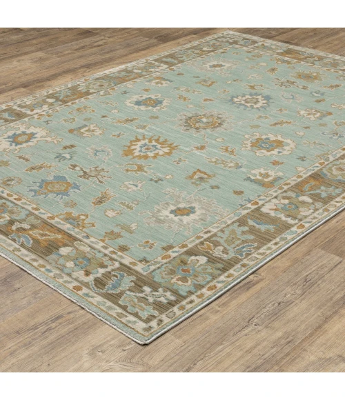 Oriental Weavers MAEVE Blue MAE06 7ft.10in. X 10ft.10in. Rect. Rug