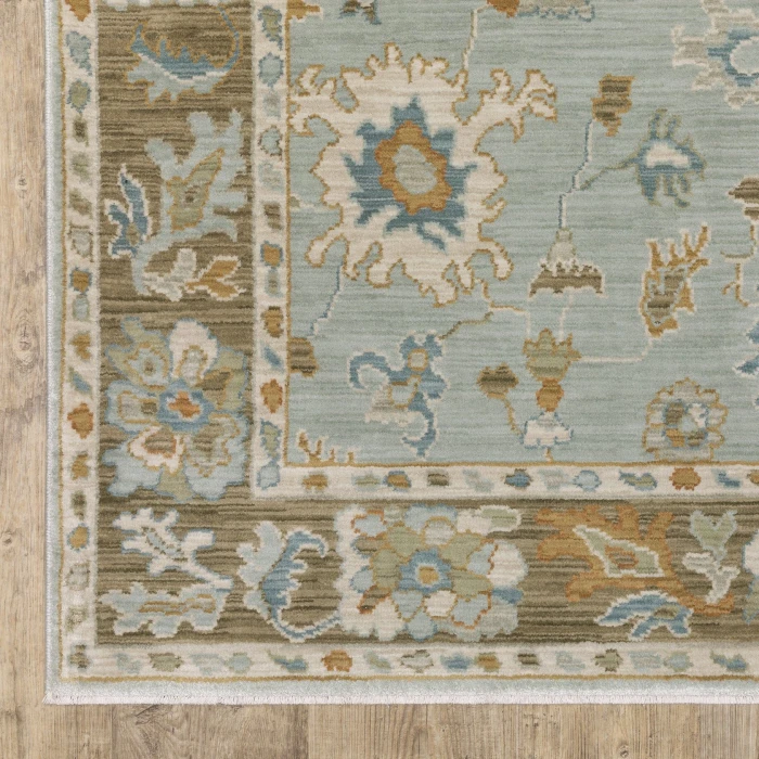 Oriental Weavers MAEVE Blue MAE06 7ft.10in. X 10ft.10in. Rect. Rug