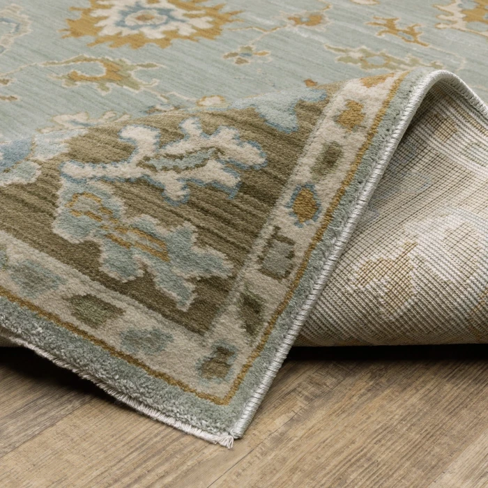 Oriental Weavers MAEVE Blue MAE06 7ft.10in. X 10ft.10in. Rect. Rug