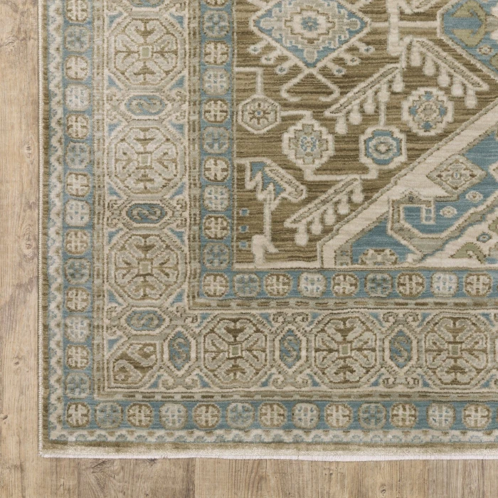 Oriental Weavers MAEVE Brown MAE08 6ft. 7in. X 9ft. 6in. Rect. Rug