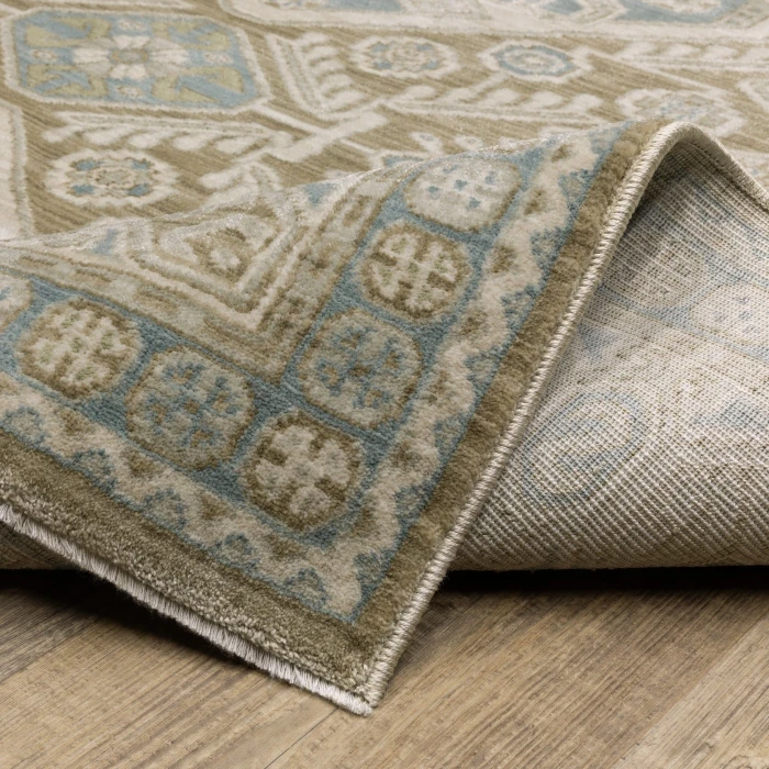 Oriental Weavers MAEVE Brown MAE08 6ft. 7in. X 9ft. 6in. Rect. Rug