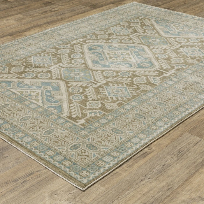 Oriental Weavers MAEVE Brown MAE08 6ft. 7in. X 9ft. 6in. Rect. Rug