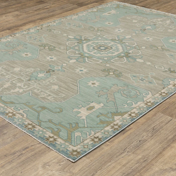 Oriental Weavers MAEVE Grey MAE12 7ft.10in. X 10ft.10in. Rect. Rug