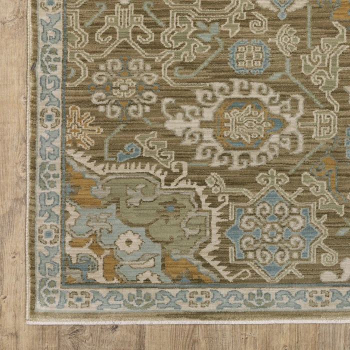 Oriental Weavers MAEVE Brown MAE13 6ft. 7in. X 9ft. 6in. Rect. Rug