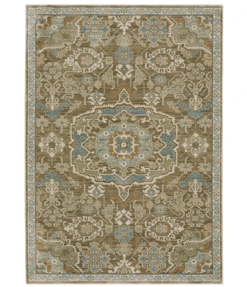 Oriental Weavers MAEVE Brown MAE13 3ft. 3in. X 5ft. Rect. Rug