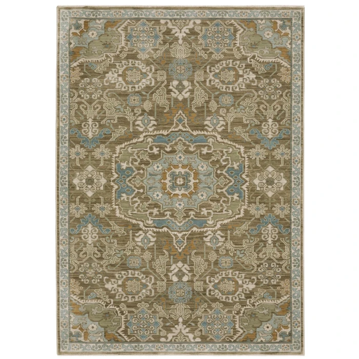 Oriental Weavers MAEVE Brown MAE13 6ft. 7in. X 9ft. 6in. Rect. Rug