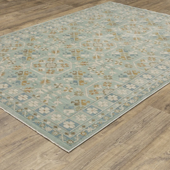 Oriental Weavers MAEVE Blue MAE14 9ft.10in. X 12ft.10in. Rect. Rug