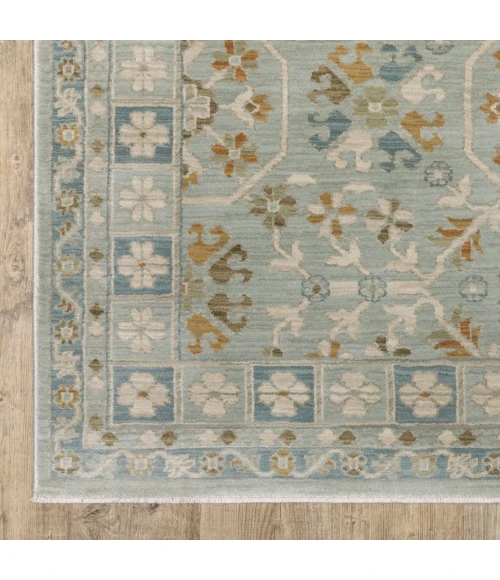 Oriental Weavers MAEVE Blue MAE14 7ft.10in. X 10ft.10in. Rect. Rug