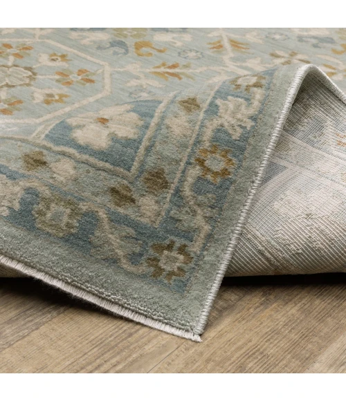 Oriental Weavers MAEVE Blue MAE14 7ft.10in. X 10ft.10in. Rect. Rug