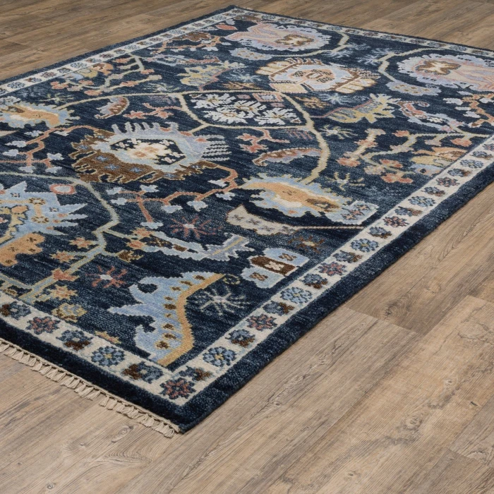 Oriental Weavers MAJORCA Blue MAJ02 2ft. 6in. X 10ft. Rect. Rug
