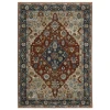 Oriental Weavers Aberdeen 1143H Red/ Blue Area Rug 3 ft. 3 in. X 5 ft. Rectangle
