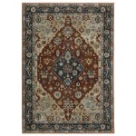 Oriental Weavers Aberdeen 1143H Red/ Blue Area Rug 2 ft. X 3 ft. Rectangle