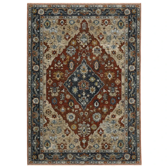 Oriental Weavers Area Rug Aberdeen 1143H Red 9'10" X 12'10"