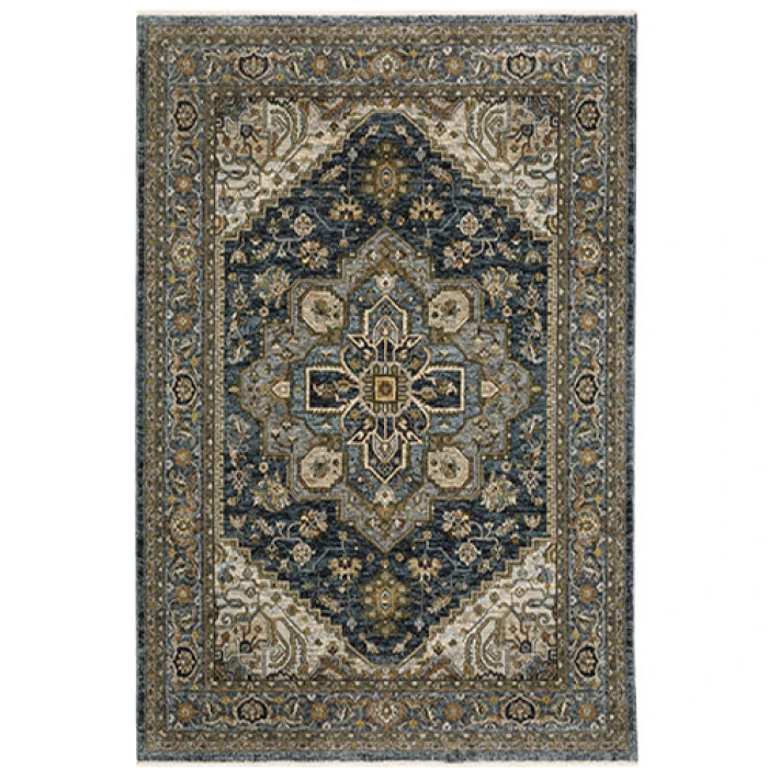 Oriental Weavers ABERDEEN Blue 1144Q 7ft.10in. Round Rug