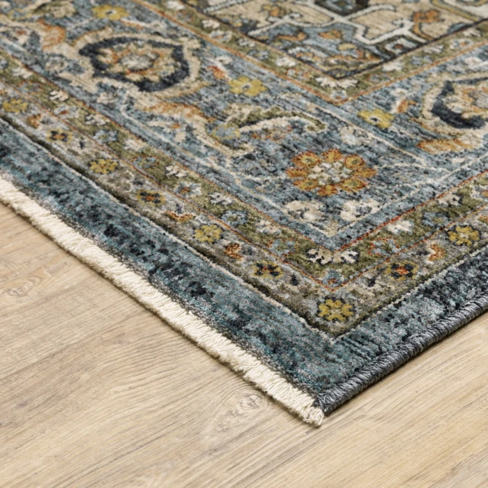 Oriental Weavers ABERDEEN Blue 1144Q 7ft.10in. Round Rug