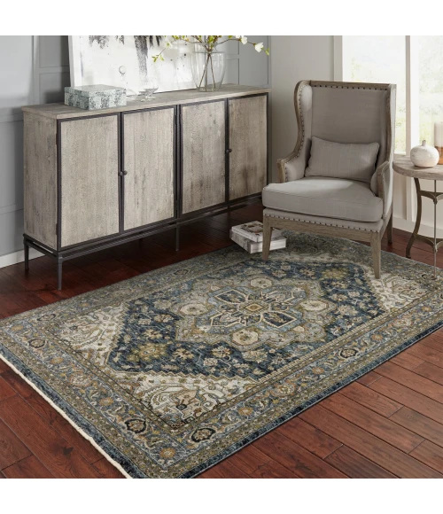 Oriental Weavers ABERDEEN Blue 1144Q 12ft. X 14ft. 8in. Rect. Rug