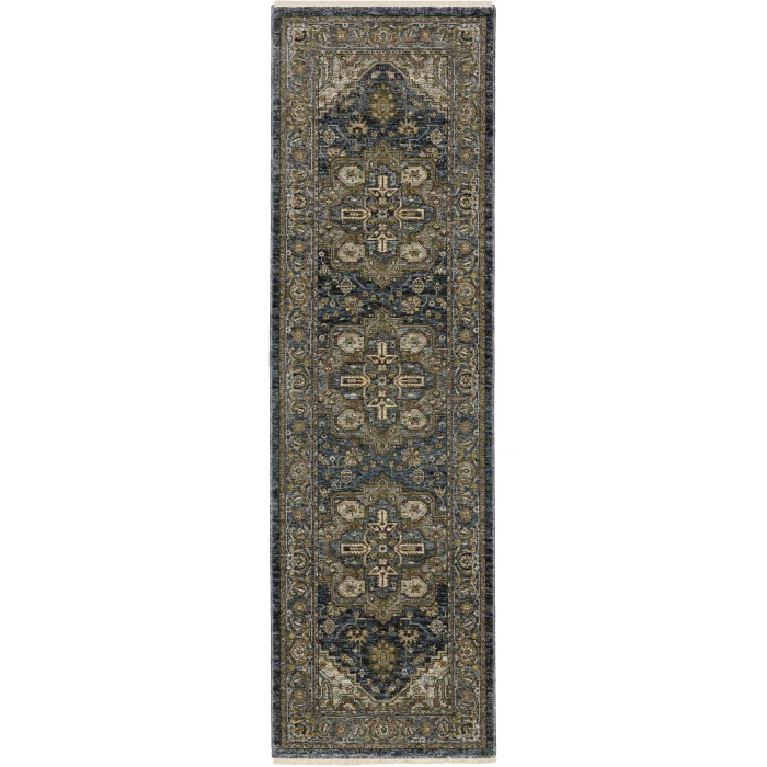 Oriental Weavers ABERDEEN Blue 1144Q 7ft.10in. Round Rug