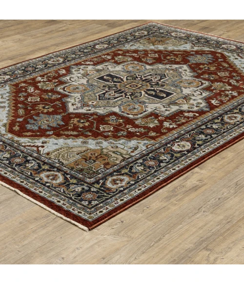 Oriental Weavers Area Rug Aberdeen 1144R Red 7'10" X 10'10"