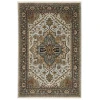 Oriental Weavers Aberdeen 1144W Ivory/ Blue Area Rug 3 ft. 3 in. X 5 ft. Rectangle