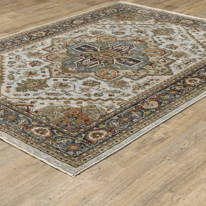 Oriental Weavers Area Rug Aberdeen 1144W Ivory 6' 7" X  9' 6"