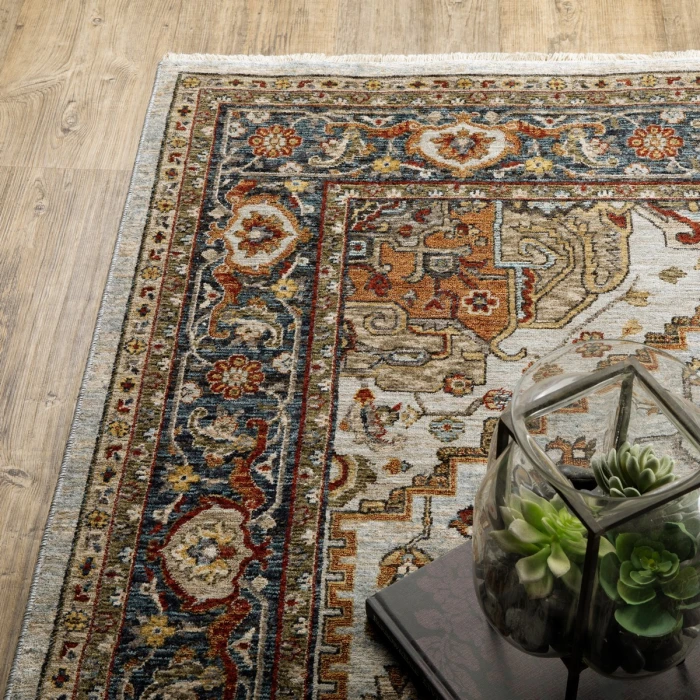 Oriental Weavers Area Rug Aberdeen 1144W Ivory 6' 7" X  9' 6"