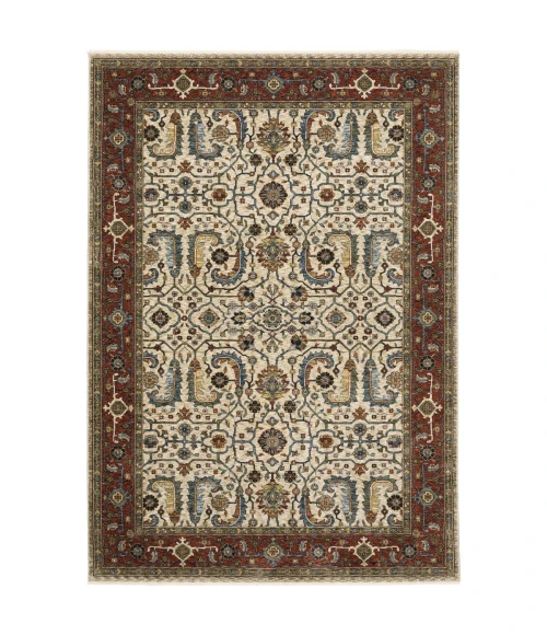 Oriental Weavers Area Rug Aberdeen 144D1 Ivory 3' 3" X  5'