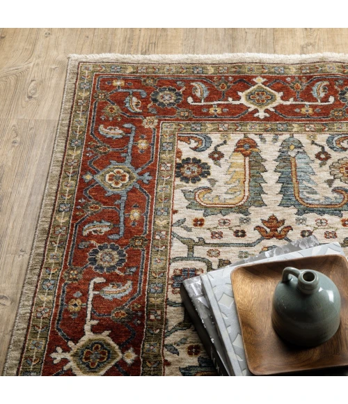 Oriental Weavers Area Rug Aberdeen 144D1 Ivory 3' 3" X  5'