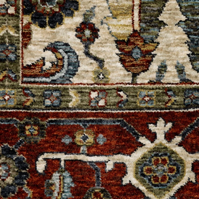 Oriental Weavers Area Rug Aberdeen 144D1 Ivory 6' 7" X  9' 6"