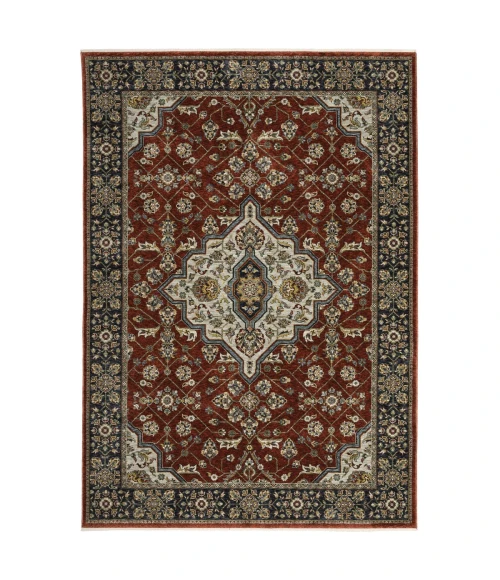 Oriental Weavers Area Rug Aberdeen 4151R Red 7'10" X 10'10"